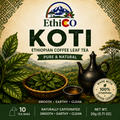 Pure Koti coffee leaf box, available with your custom label
